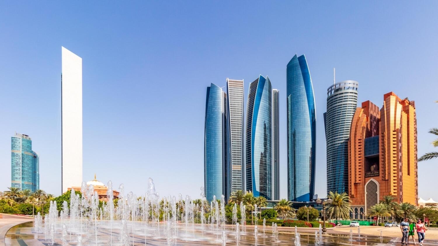 Abu Dhabi Real Estate, Towers, this image shows Ettihad towers