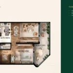 Radiant Garden 10 Radiant Garden one bedroom floor plan