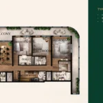 Radiant Garden 11 Radiant Garden two bedroom floor plan