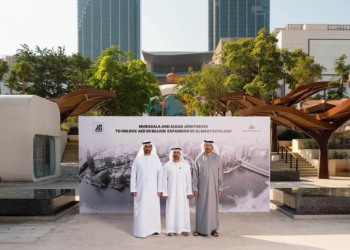 Mubadala Aldar Signing Ceremony