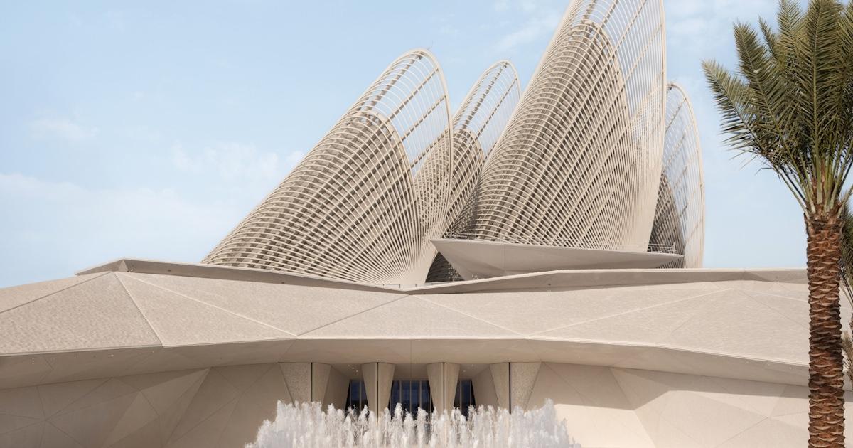 Zayed National Museum on Saadiyat Island