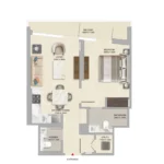 1BEDROOM APARTMENT C