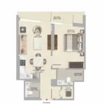 1BEDROOM APARTMENT TOWER B TYPE B