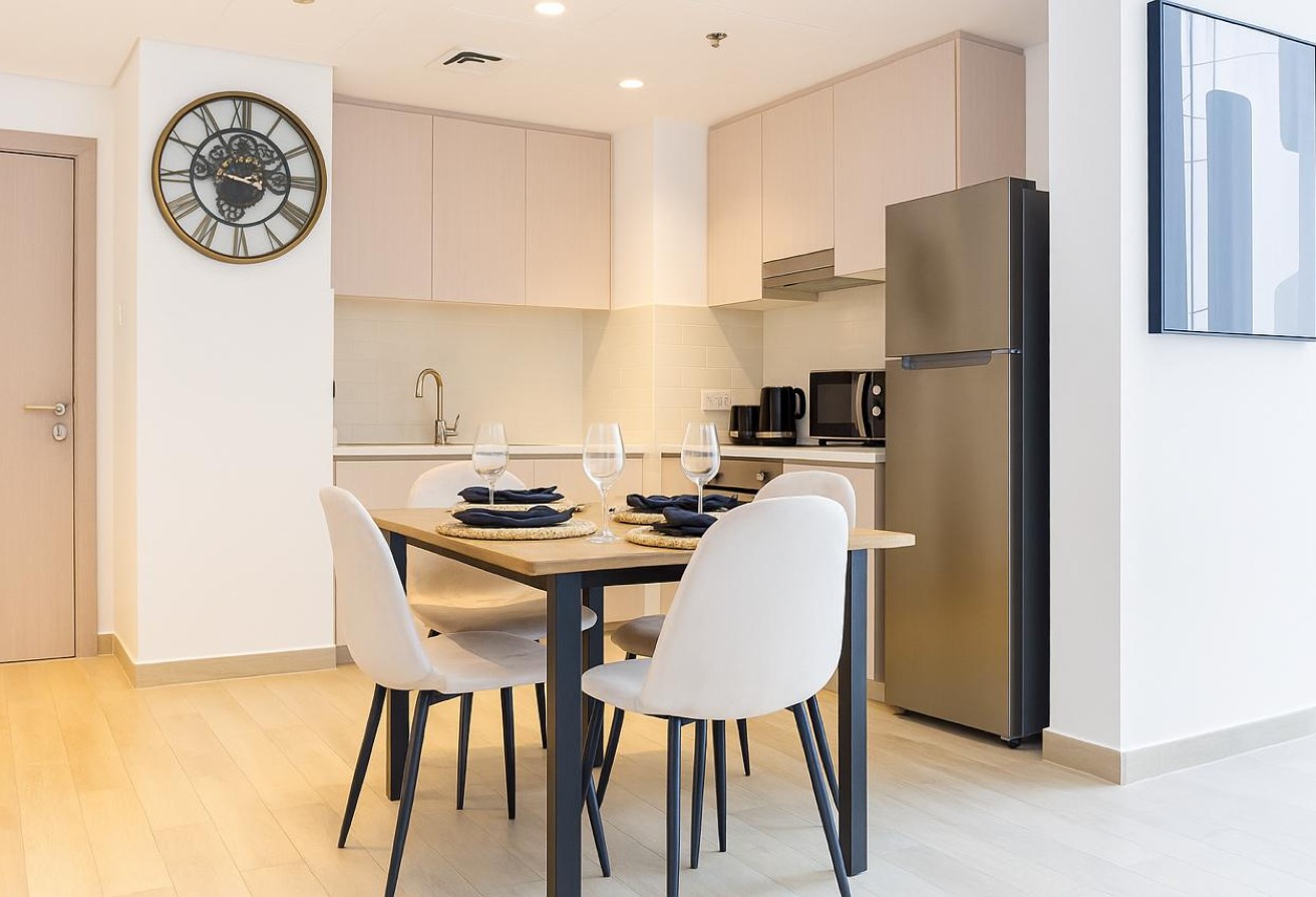 Fully Furnished Unit | Open Kitchen | with Balcony