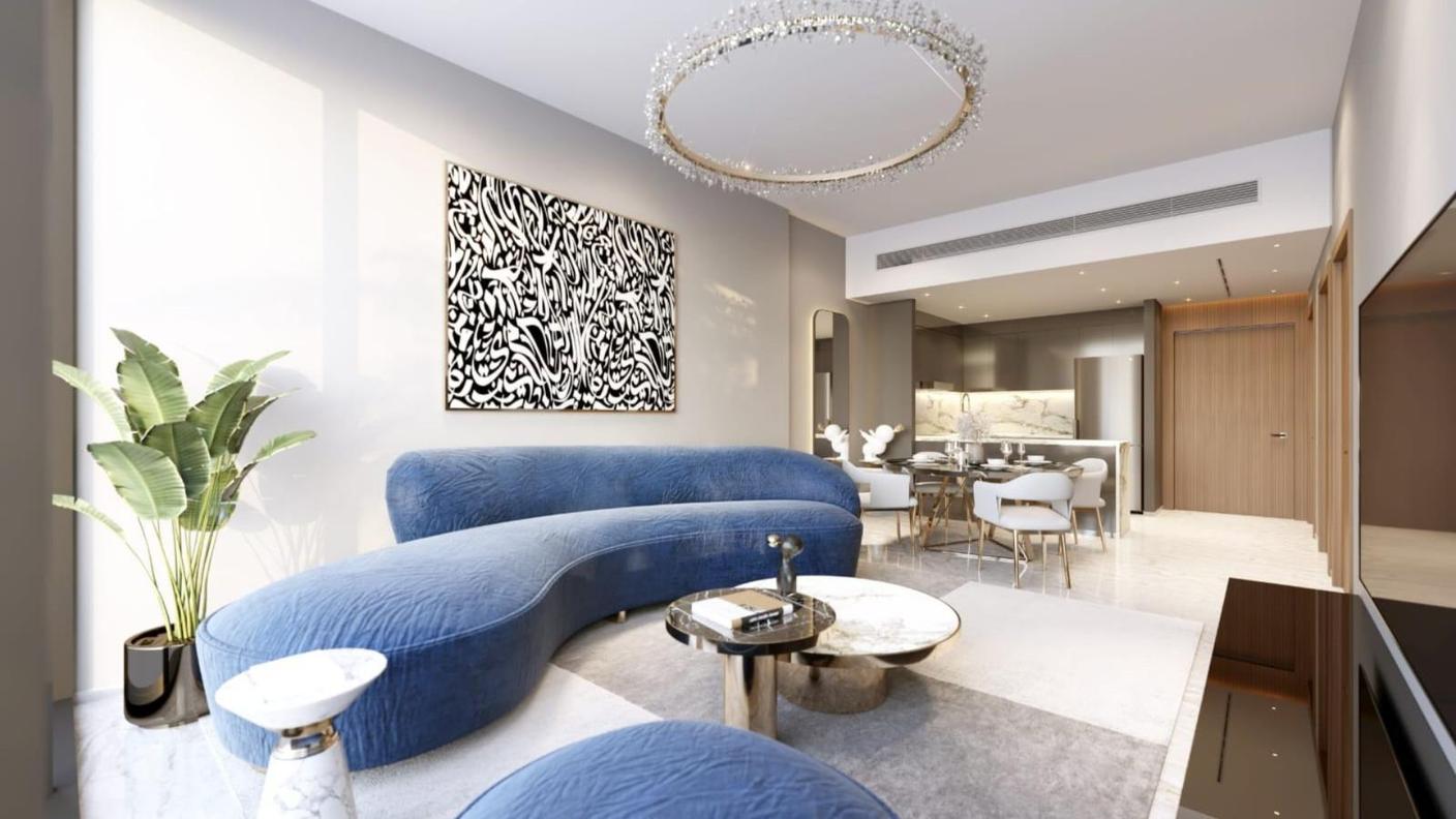 Fully Furnished |High Floor |Canal View |Balcony