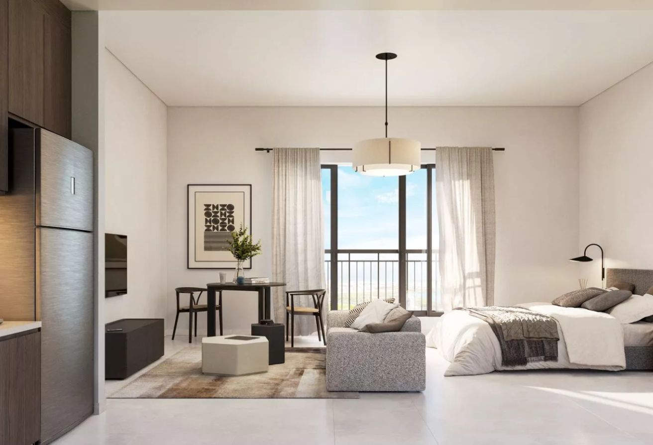 Partial Golf View | Semi-Open Kitchen | Balcony