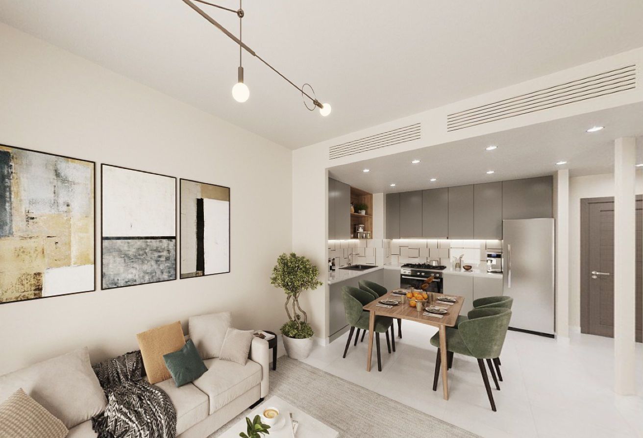 Next To Corner | Open Kitchen | Layout 11