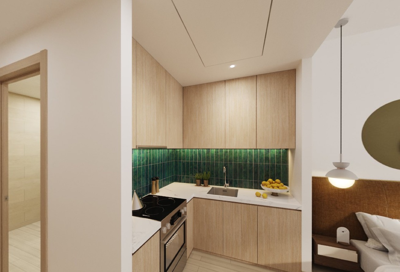 Private Terrace | Open Kitchen | Grove Beach Views